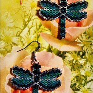 Handmade beaded earrings